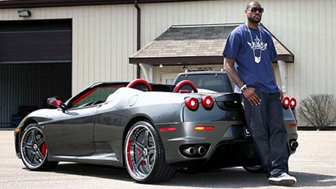 Lebron James cars and houses