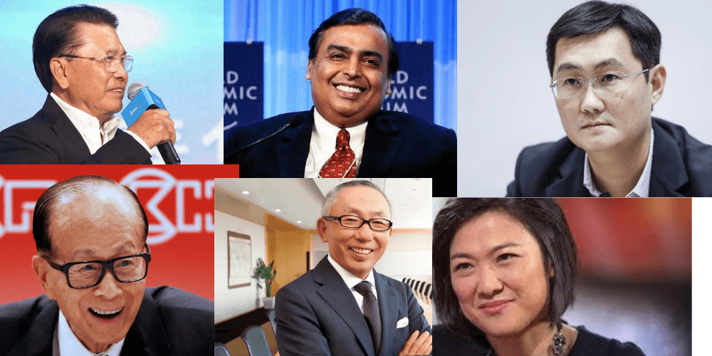 top 10 richest people in Asia