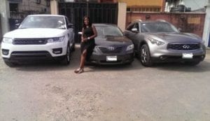 Linda Ikeji's cars