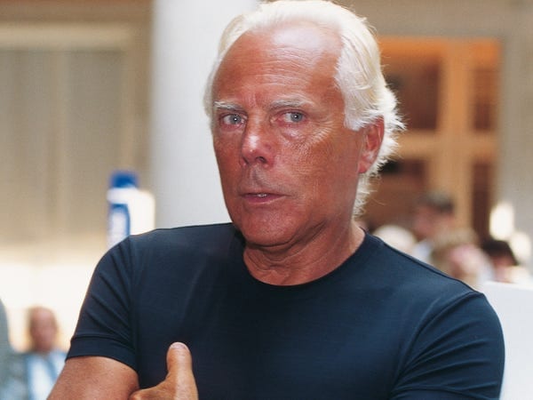 giorgio armani net worth