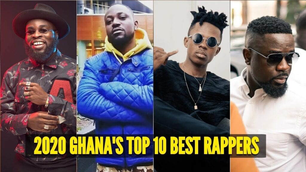 top 10 rappers in Ghana 2020