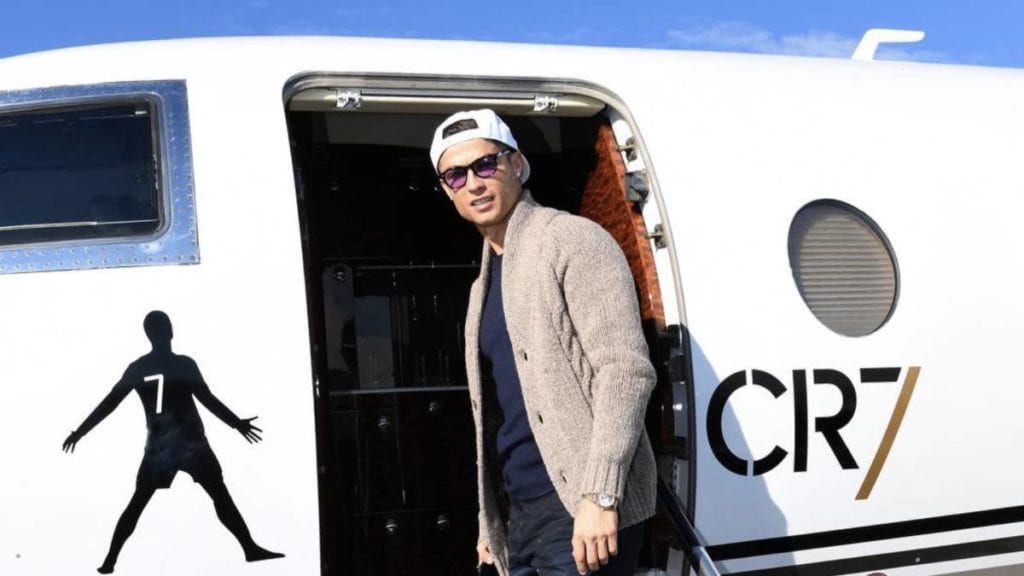 world footballers with private jets