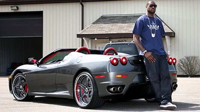 Lebron James cars and houses