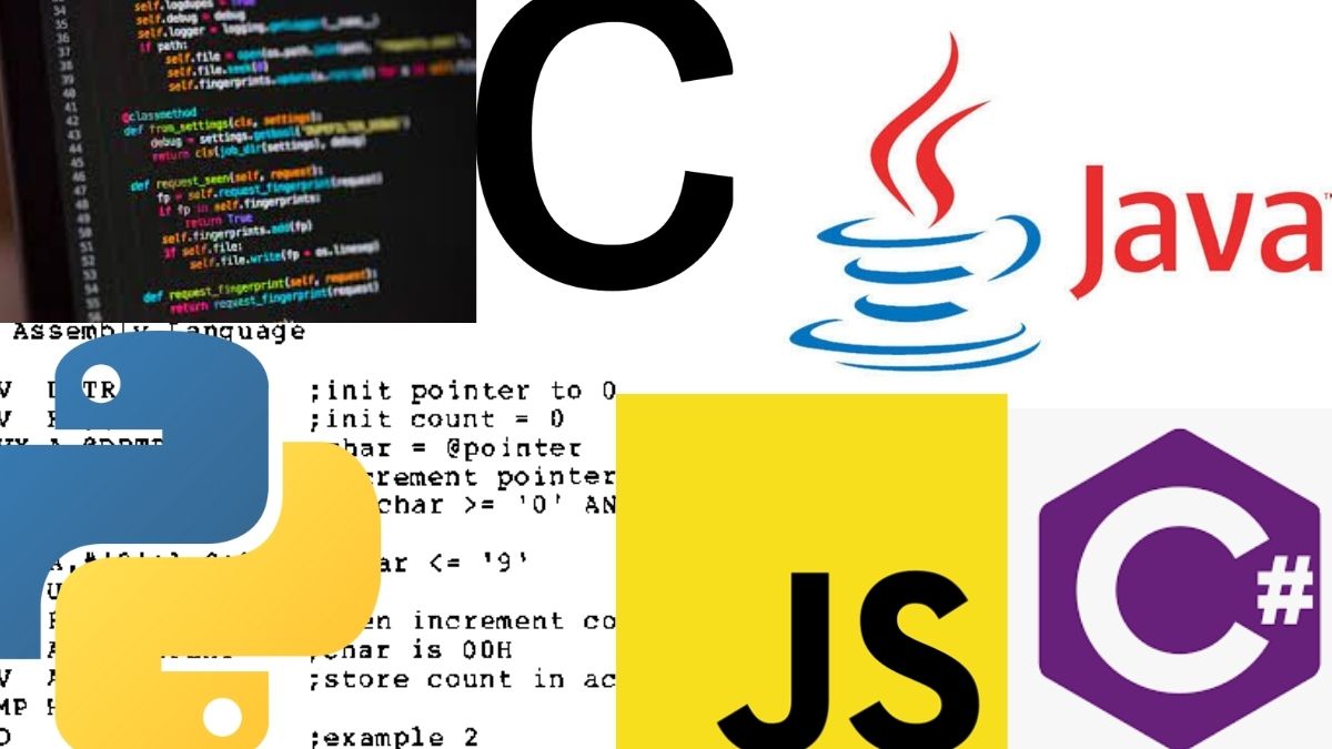 Top 10 most popular programming or coding languages